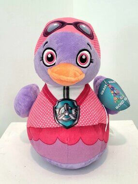 World Plush Quack Squad Purple & Pink Duck Sewn Eyes Stuffed Animal 9"
